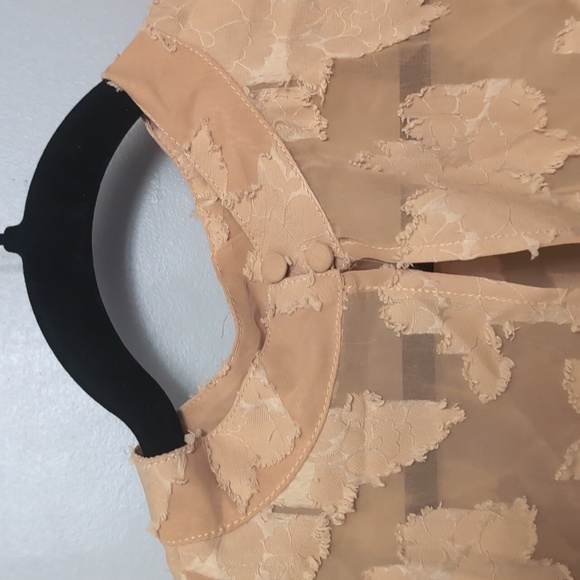 NWT Asos Yellow Floral Long Sleeve Mini Dress - Picture 11 of 11